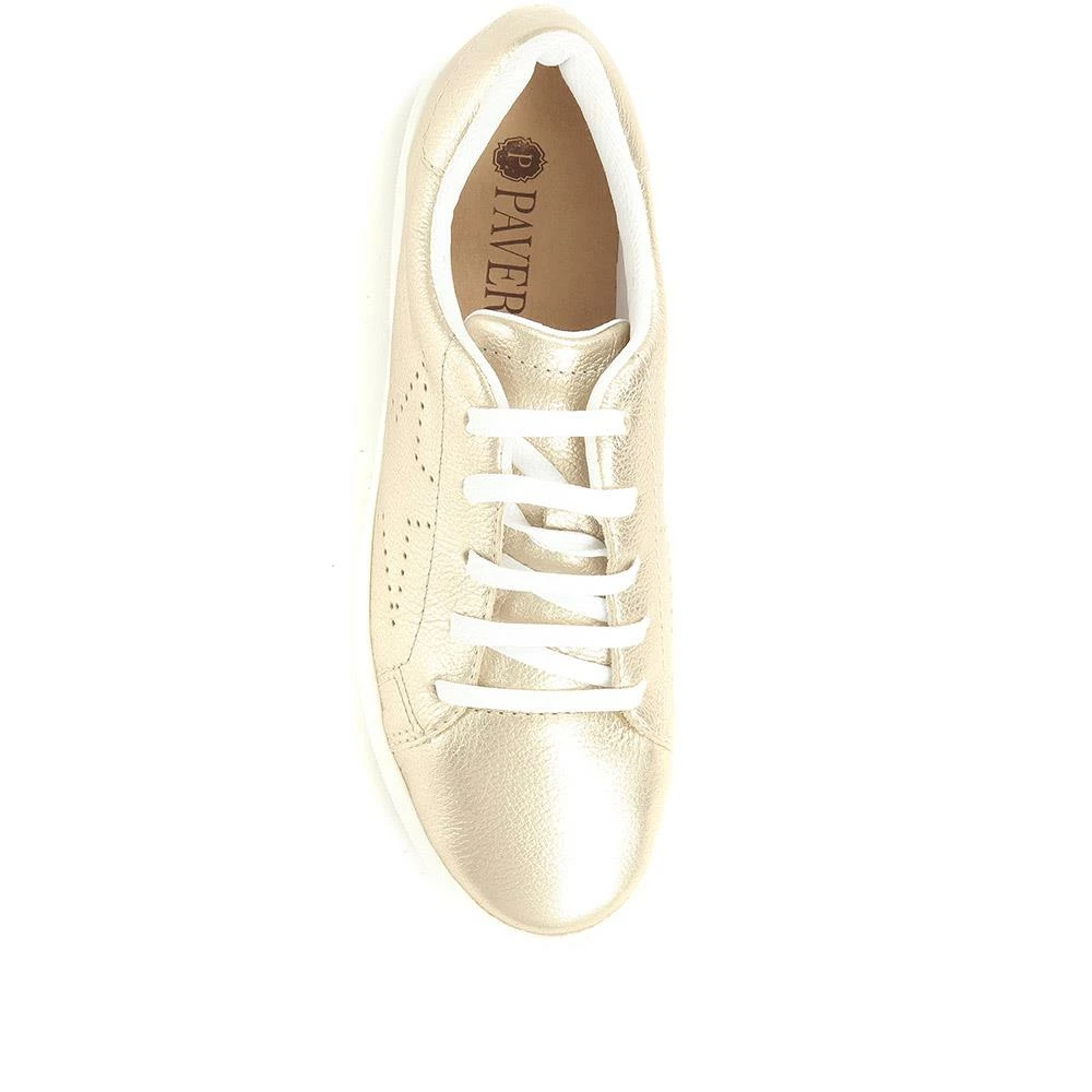Bellissimo Leather Lace-Up Ladies Sneakers / 319 569 9 Bellissimo Leather Lace-Up Ladies Sneakers / 319 569