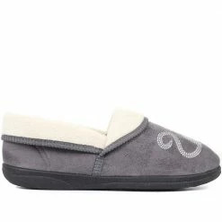 Pavers Wide Fit Women's Novelty Cat Slippers - QING32007 / 319 026