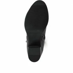 Bellissimo Leather Moc-Croc Ankle Boots - BELKARY32001 / 319 336