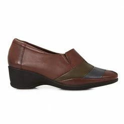 Pavers Multi-Tonal Leather Slip On - HSNAP1607 / 124 384 Shoes
