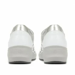 Fly Flot Ladies Blue Leather Lace-Up Shoes - CAL33013 / 319 508 / 319 508