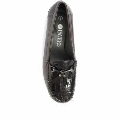 Pavers Shoes Wide Fit Classic Leather Moccasin - NAP28004 / 313 005 114 Pavers Shoes Wide Fit Classic Leather Moccasin - NAP28004 / 313 005