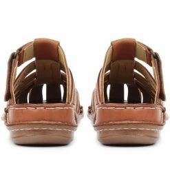 Pavers Touch-Fastening Leather Clog - CAY31005 / 317 820 Sandals