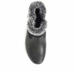 Fly Flot Faux Fur Topped Ankle Boot - FLY34023 / 320 216