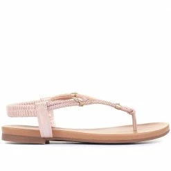 Bellissimo Women's Diamante Thong Sandals In Black - BELBAIZH31031 / 317 821 / 317 821