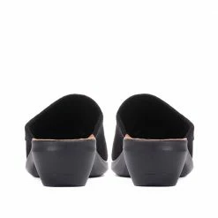 Fly Flot Wide Fit Embroidered Mule Slippers - FLY30008 / 315 802