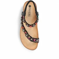 Pavers Embellished Toe-Post Sandal - BAIZH31045 / 317 934 Sandals