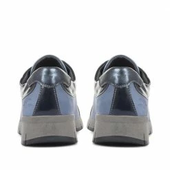 Fly Flot Sneakers Women's Lace-Up Grey Floral Print Sneaker - CAL31015 / 317 914 / 317 914