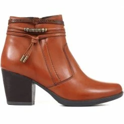 Pavers Leather Heeled Ankle Boot - VED34001 / 320 366 40 Pavers Leather Heeled Ankle Boot - VED34001 / 320 366