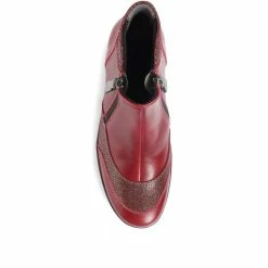 Fly Flot Dual-Zip Leather Ladies Ankle Boots - CAL32011 / 319 233 38 Fly Flot Dual-Zip Leather Ladies Ankle Boots - CAL32011 / 319 233