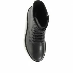 Bellissimo Leather Combat Boots - BELMUYA34019 / 321 986