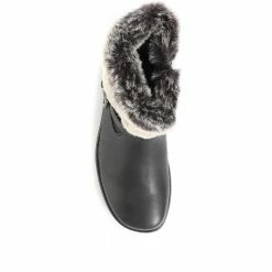Pavers Faux Fur Trimmed Ankle Boots - WOIL34029 / 320 793