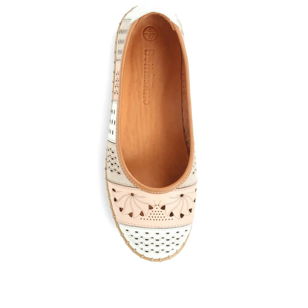 Bellissimo Flat Leather Ballerina Shoes - BELMETIN31009 / 317 955 31 Bellissimo Flat Leather Ballerina Shoes - BELMETIN31009 / 317 955
