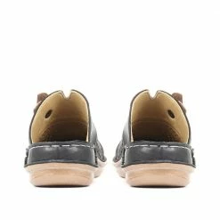 Pavers Shoes Leather Mule Slip-On Clogs - CAY35015 / 322 037