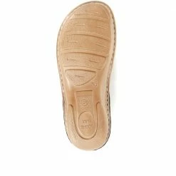 Pavers Shoes Leather Mule Slip-On Clogs - CAY35015 / 322 037