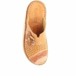 Pavers Shoes Leather Mule Slip-On Clogs - CAY35015 / 322 037