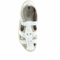 Pavers Wide Fit Leather Walking Shoes / 307 332