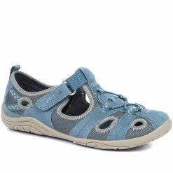 Pavers Wide Fit Leather Walking Shoes / 307 332