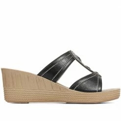 Pavers Wedge Mule Sandals - INB35015 / 321 776