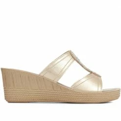 Pavers Wedge Mule Sandals - INB35015 / 321 776