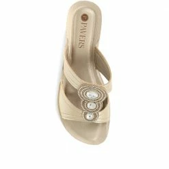 Pavers Wedge Mule Sandals - INB35015 / 321 776
