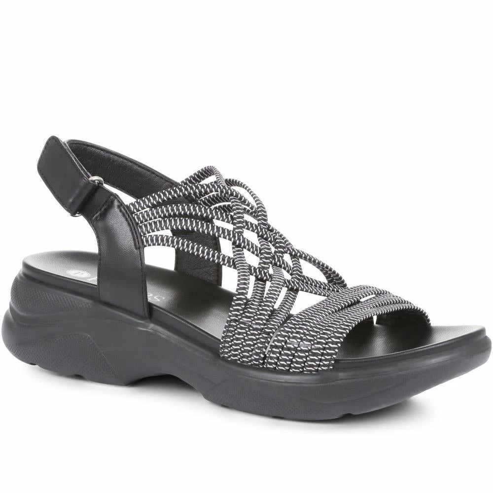 Pavers Heeled Touch Fasten Sandals - BAIZH35025 / 321 516 1 Pavers Heeled Touch Fasten Sandals - BAIZH35025 / 321 516