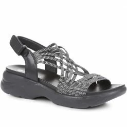 Pavers Heeled Touch Fasten Sandals - BAIZH35025 / 321 516