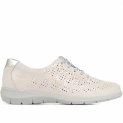 Fly Flot Leather Lace-Up Shoes - CAL35009 / 321 531