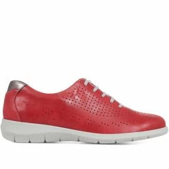 Fly Flot Leather Lace-Up Shoes - CAL35009 / 321 531