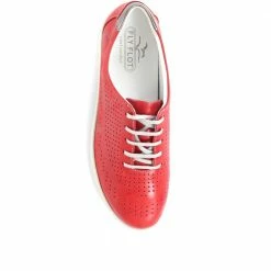 Fly Flot Leather Lace-Up Shoes - CAL35009 / 321 531