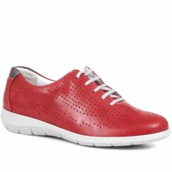 Fly Flot Leather Lace-Up Shoes - CAL35009 / 321 531