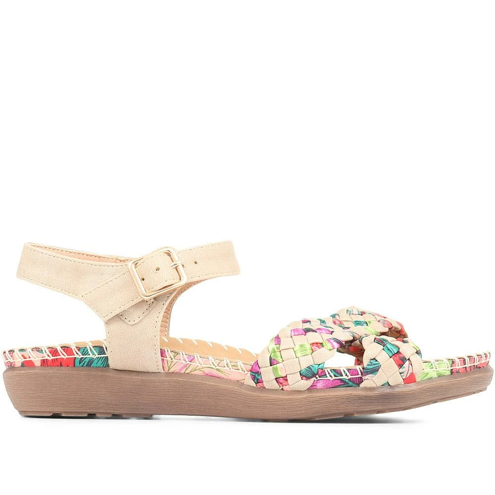 Pavers Flat Strappy Sandals - BAIZH35071 / 321 676 5 Pavers Flat Strappy Sandals - BAIZH35071 / 321 676