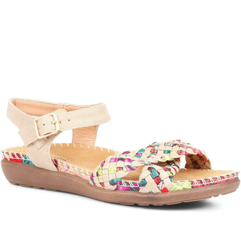 Pavers Flat Strappy Sandals - BAIZH35071 / 321 676 2 Pavers Flat Strappy Sandals - BAIZH35071 / 321 676