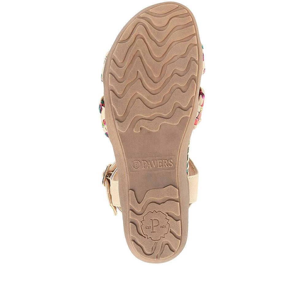 Pavers Flat Strappy Sandals - BAIZH35071 / 321 676 8 Pavers Flat Strappy Sandals - BAIZH35071 / 321 676