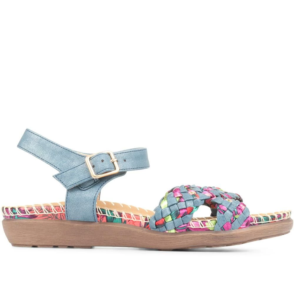 Pavers Flat Strappy Sandals - BAIZH35071 / 321 676 9 Pavers Flat Strappy Sandals - BAIZH35071 / 321 676