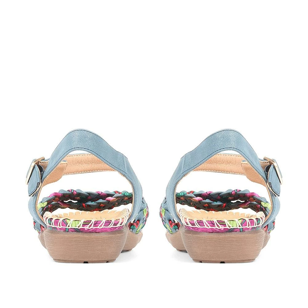 Pavers Flat Strappy Sandals - BAIZH35071 / 321 676 10 Pavers Flat Strappy Sandals - BAIZH35071 / 321 676