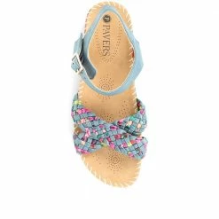 Pavers Flat Strappy Sandals - BAIZH35071 / 321 676 26 Pavers Flat Strappy Sandals - BAIZH35071 / 321 676