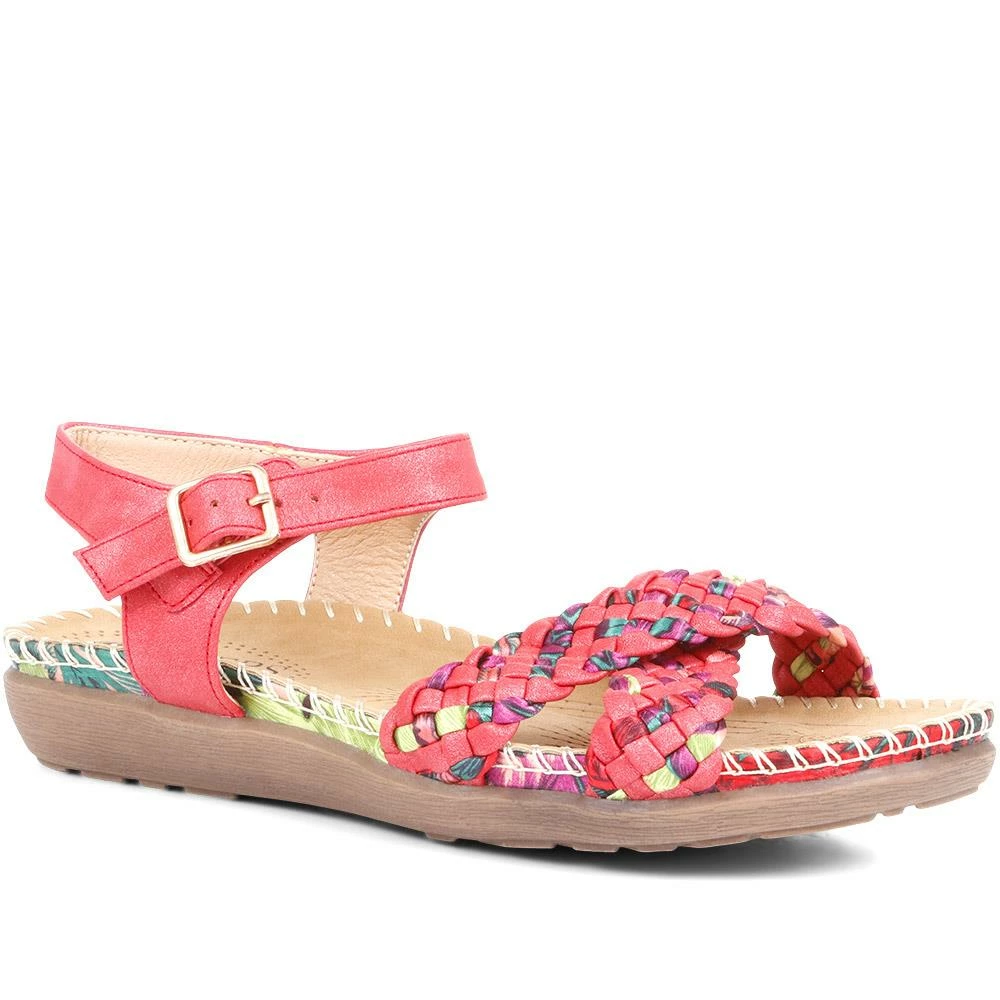 Pavers Flat Strappy Sandals - BAIZH35071 / 321 676 4 Pavers Flat Strappy Sandals - BAIZH35071 / 321 676