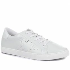 Bellissimo Leather Lace-Up Ladies Sneakers / 319 569