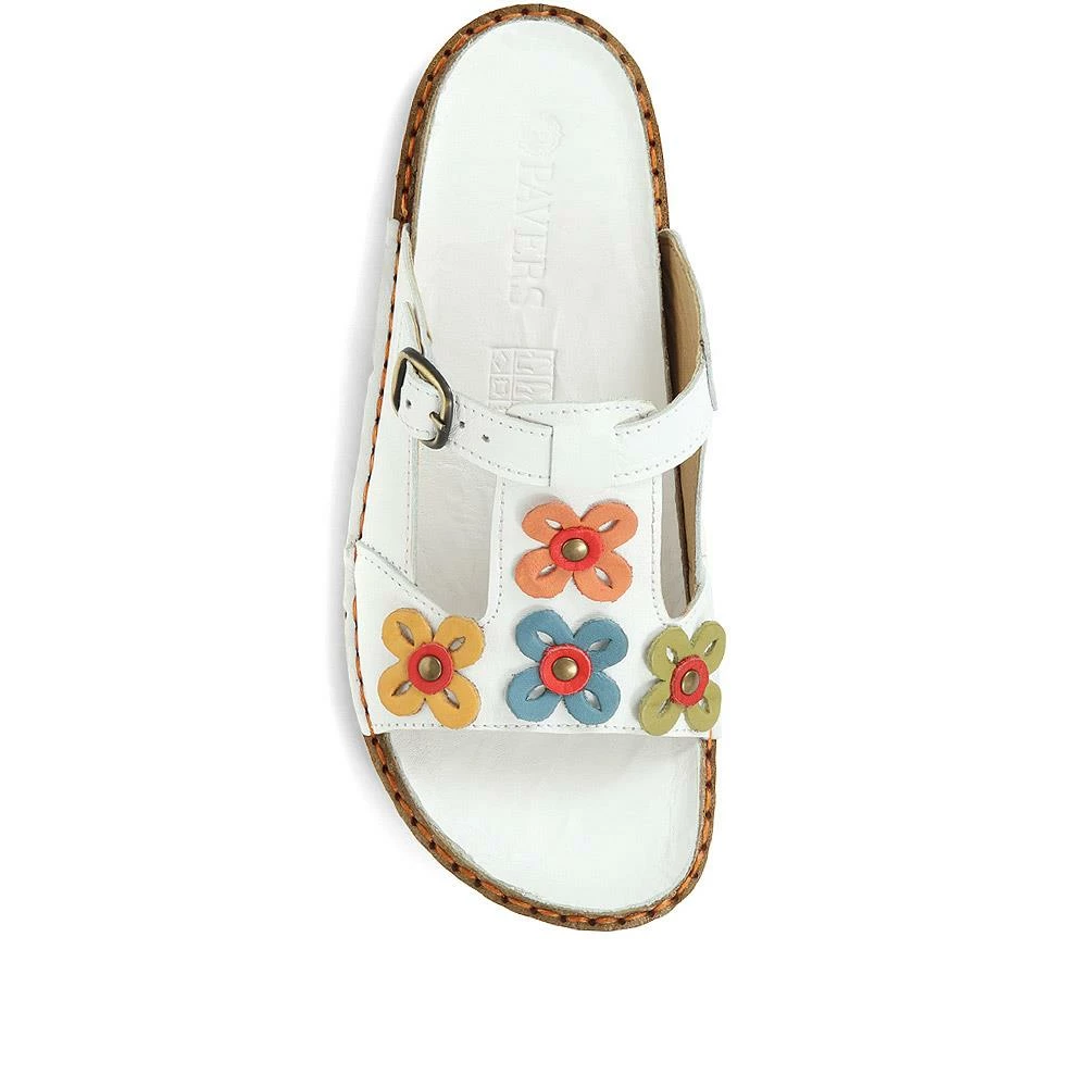 Pavers Leather Mule Sandals - CAY33021 / 320 021 16 Pavers Leather Mule Sandals - CAY33021 / 320 021