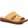 Pavers Slip On-Leather Mule Sandals - MKOC33017 / 320 094