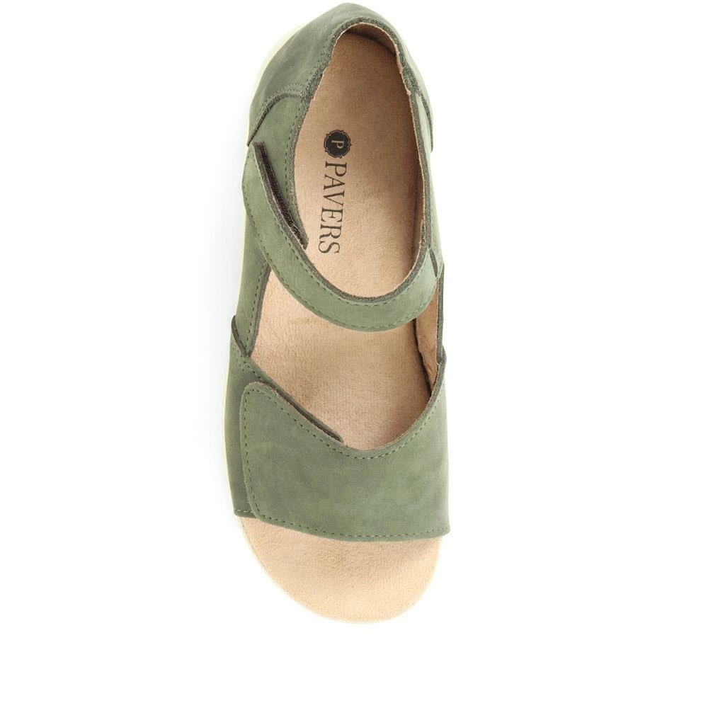 Pavers Touch Fasten Leather Sandals - POLY35011 / 321 743 22 Pavers Touch Fasten Leather Sandals - POLY35011 / 321 743