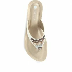 Pavers Toe-Post Wedge Sandals - INB35031 / 321 777