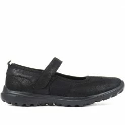 Pavers Wide Fit Adjustable Mary Jane Shoes - BRK32007 / 318 782