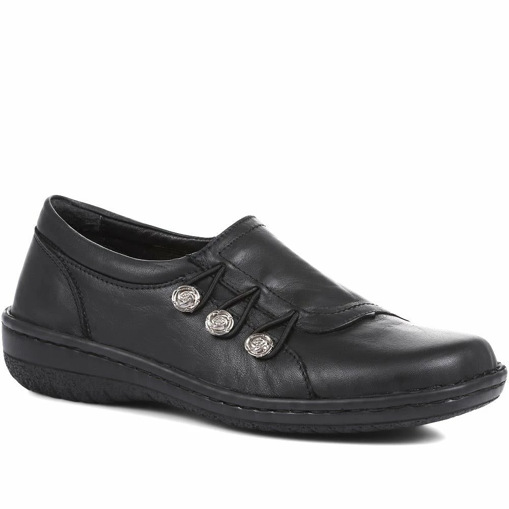 Pavers Slip-On Leather Shoes - DRTMA35011 / 322 102 1 Pavers Slip-On Leather Shoes - DRTMA35011 / 322 102