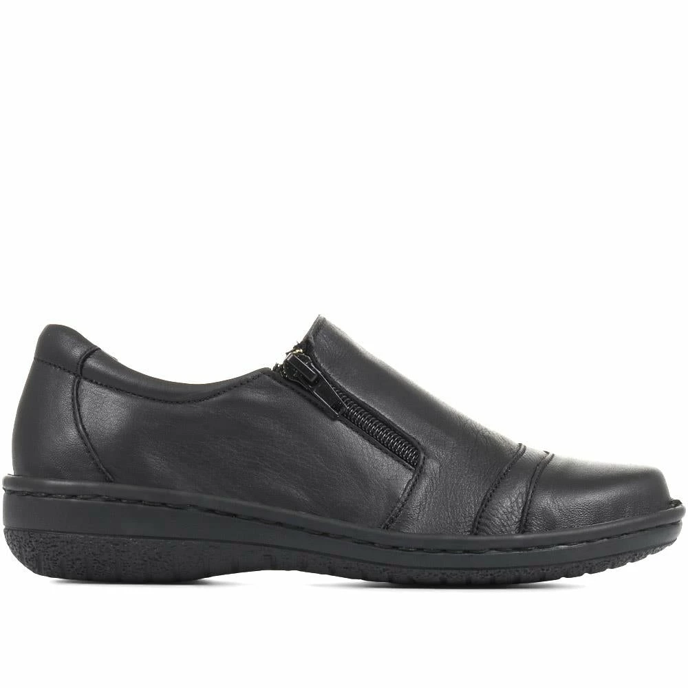 Pavers Wide-Fit Leather Slip-On Shoes - DRTMA35013 / 322 103 12 Pavers Wide-Fit Leather Slip-On Shoes - DRTMA35013 / 322 103