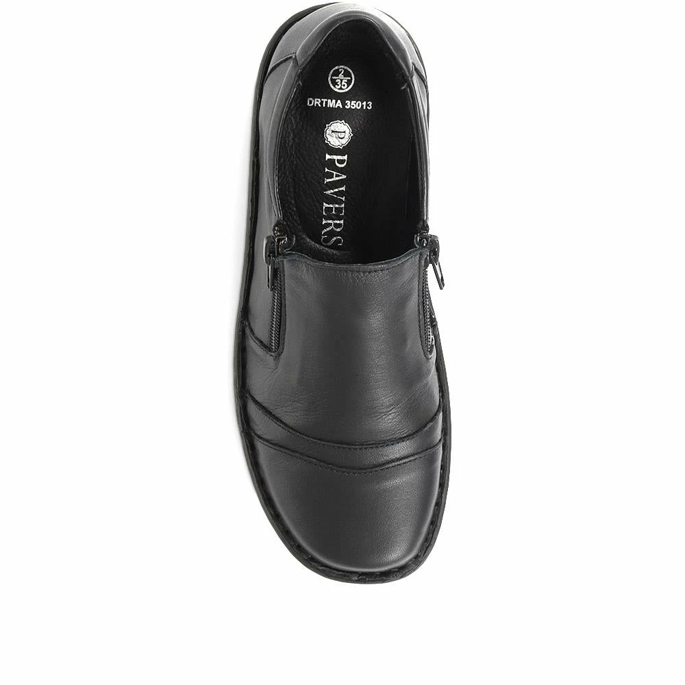 Pavers Wide-Fit Leather Slip-On Shoes - DRTMA35013 / 322 103 14 Pavers Wide-Fit Leather Slip-On Shoes - DRTMA35013 / 322 103