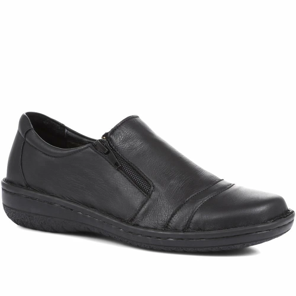 Pavers Wide-Fit Leather Slip-On Shoes - DRTMA35013 / 322 103 11 Pavers Wide-Fit Leather Slip-On Shoes - DRTMA35013 / 322 103