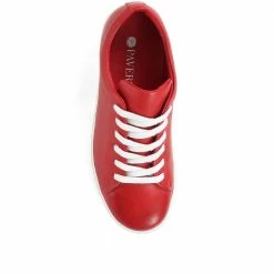 Pavers Sneakers Leather Lace-Up Trainers - ULUTA35001 / 321 761