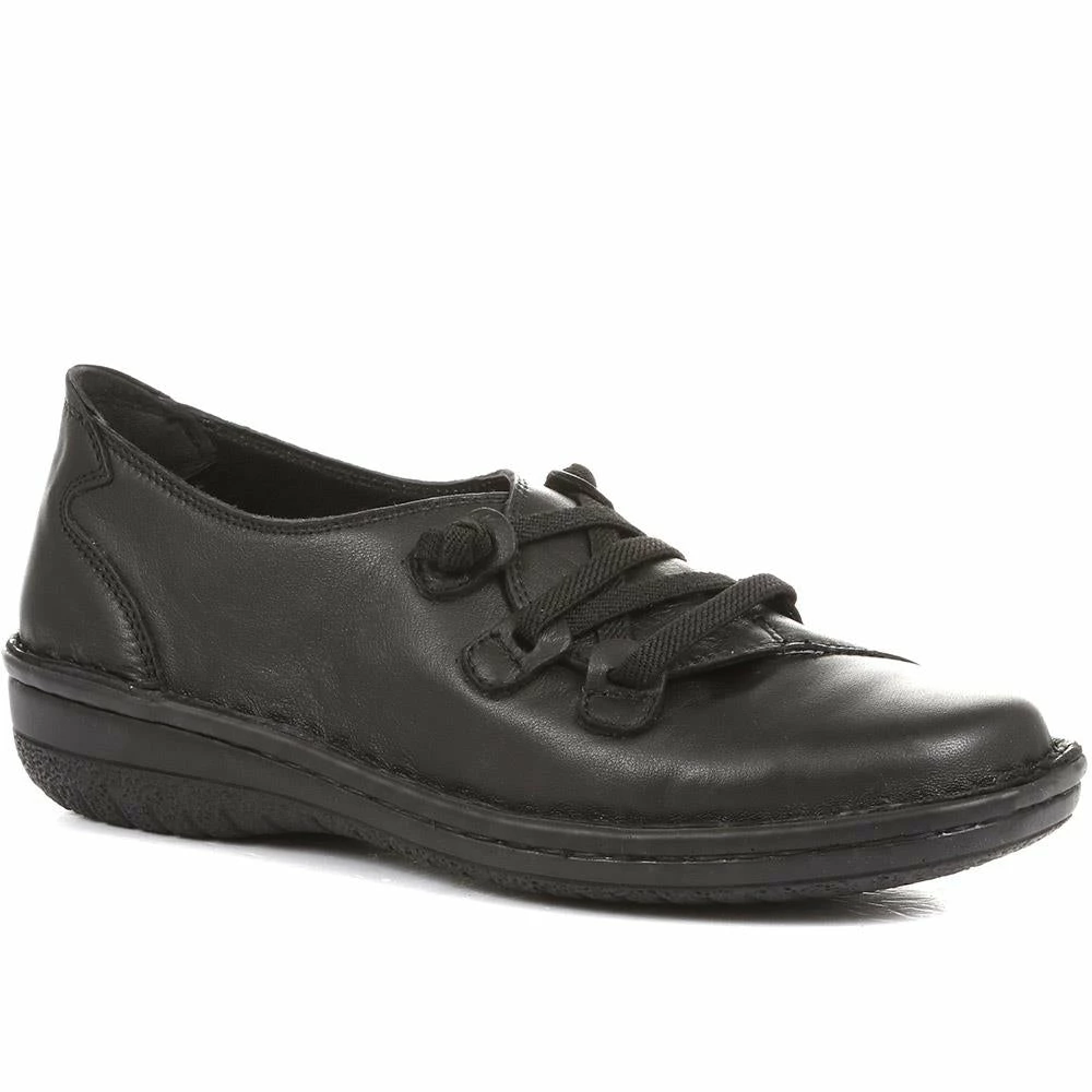 Pavers Wide Fit Leather Slip-On Shoes - DRTMA35009 / 322 101 1 Pavers Wide Fit Leather Slip-On Shoes - DRTMA35009 / 322 101